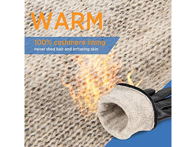 Genuine Sheepskin Leather Gloves for Men