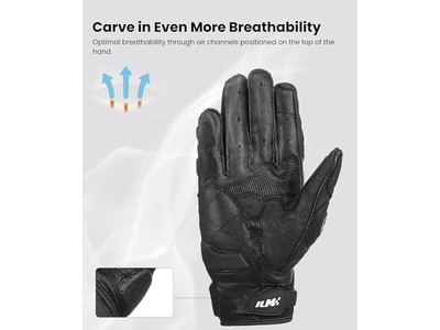 Leather Motorcycle Gloves Touchscreen